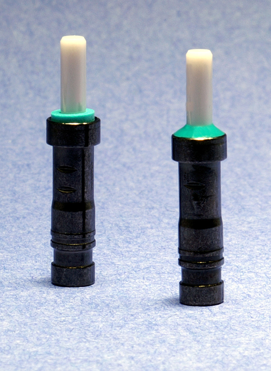 fiber-optic assemblies sealed with epoxy rings